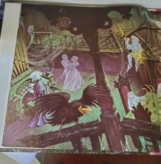 VINTAGE DISNEY 1969 THE STORY AND SONG FROM THE HAUNTED MANSION LP RECORD ALBUM 2