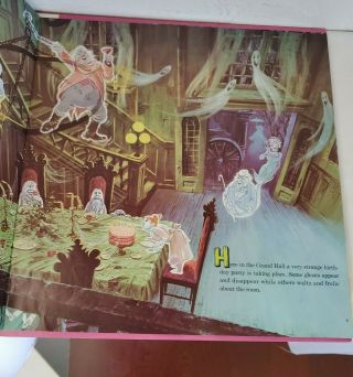 VINTAGE DISNEY 1969 THE STORY AND SONG FROM THE HAUNTED MANSION LP RECORD ALBUM 3