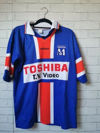 1997 - 1999 Montpellier Home Vintage Erima Football Shirt - Medium