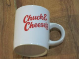 Rare Vintage 1986 Chuck E.  Cheese ' s Showbiz Pizza Small Mini Espresso Coffee Mug 2