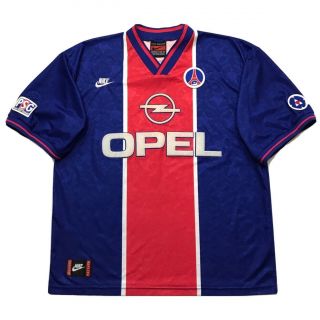 Vintage 1995/96 Psg Nike Football Shirt Size Xl Opel Paris Saint Germain