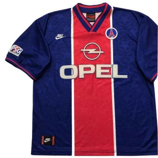 Vintage 1995/96 PSG Nike Football Shirt Size XL OPEL Paris Saint Germain 2