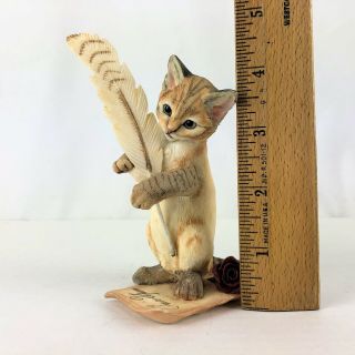 Country Artists Kitten with Feather Figurine 02225 2