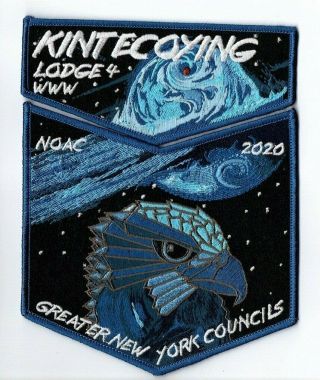 Boy Scout Oa 4 Kintecoying Lodge 2020 Noac Blue Set