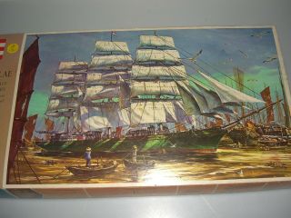 Vintage 1960 Revell 1/96 The Thermopylae Clipper Ship H - 390 Model Kit,  EXC 2