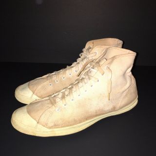 Scarce Vtg Antique Old Keds Us Rubber 1920 - 30 High Top Basketball Shoes Sneakers