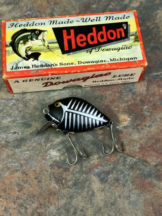 Vintage Heddon Punkin - Seed 730xbw Black White Hard To Find Look