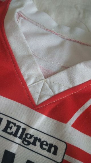 Vintage Match Worn Wigan Rugby League Shirt Jersey 91/92 Season Skerrett / Lucas 2