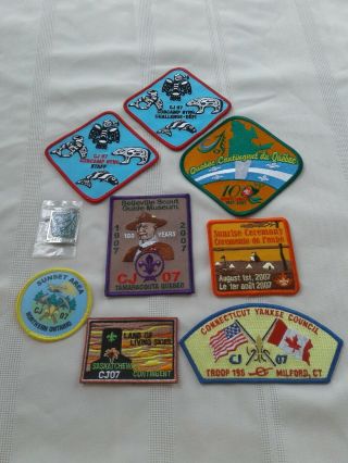 Scouts Canada Cj07 Badges/patches Pkg Of 8 Different Badges
