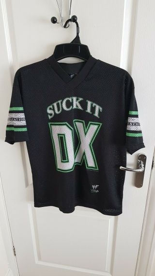 Vintage Wwf/wwe D Generation X Dx ‘suck It’ And ‘69’ Football/hockey Jersey L