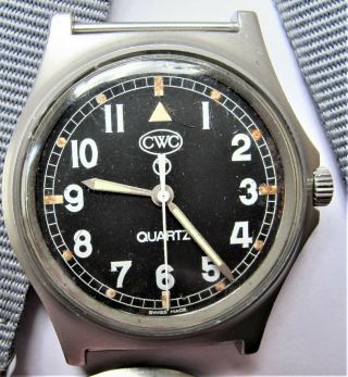 Vintage Mens 1998 Cwc Military 35.  5 Mm Watch - Please
