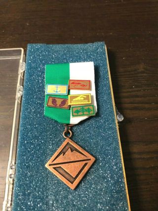 Venturing Bronze Award Medal With All 5 Pins - Arts & Hobbies,  Outdoor,  Sport Bv