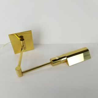Mid Century Modern Wall Sconce Lamp Brass Light Casella Lighting Vintage