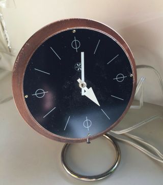 Vintage 1950 George Nelson Chronopak For Howard Miller Clock Company Ball Clock,