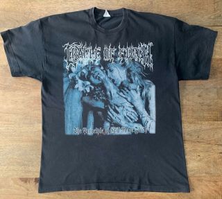 Vintage Cradle Of Filth Shirt 1burzum Dimmu Borgir Satyricon Darkthrone Marduk