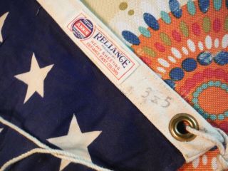 Vintage U.  S.  A.  48 Star Flag Reliance By Annin 3 