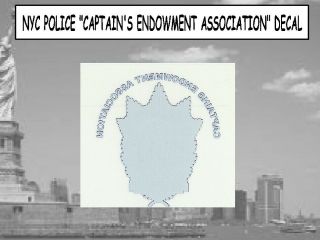 Nyc Police Captains Cea Decal Sticker W/ 2020 Card - Like Pba Sba Dea Lba