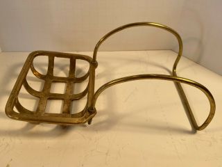 Antique Brass Soap Dish Holder For Clawfoot Bathtub Tub Non Magnetic Metal,