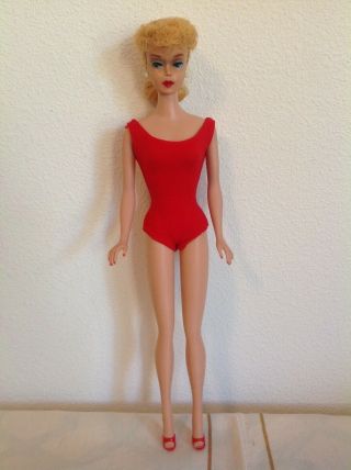 Vintage Blonde 6 Ponytail Barbie Doll