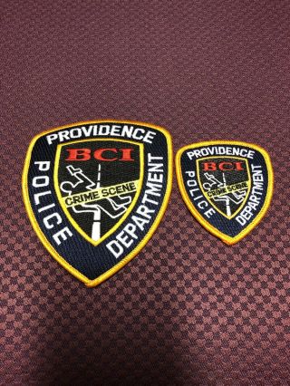 Providence Ri Bci Police Patches