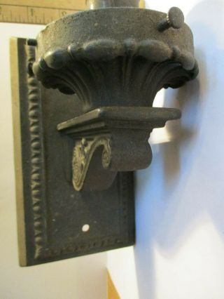 Wall Sconce Cast Iron Vintage R.  B.  Co.  - Very Heavy - 4 Pounds 11 Ounces