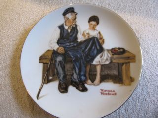 Norman Rockwell The Lighthouse Keepers Daughter Collector Plate 1982
