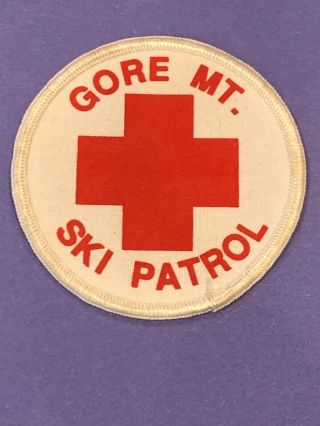 Rare Vintage Gore Mt Mountain Ski Patrol Patch 1st Ski Patrol In York Police