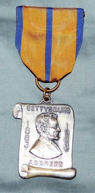 Boy Scout Kentucky Lincoln Trail Gettysburg Address Centennial Trail Medal