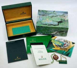 Authentic Vintage Rolex Watch Box & Papers Booklets & Tags 2