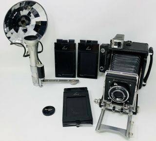 Vintage Busch Pressman Model C Camera W/kalart Rangefinder -
