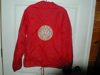 1997 Bsa Boy Scout National Jamboree Red Jacket And Patch Size Xs Never Worn.