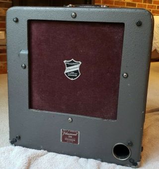 Vintage Bell & Howell Filmosound 179 Speaker Cabinet Wired For Guitar.  Cool
