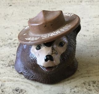 Vintage 1950’s Smokey The Bear Snuffit Magnetic Dashboard Ashtray