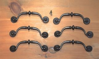 Kbc Keeler Brass Co.  Drawer Pulls Set Of (6) Ball And Washers 5 3/8 "