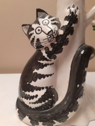 B Kliban Black White Cat Vase Tastesetter Sigma Japan Tree Trunk Owl 2