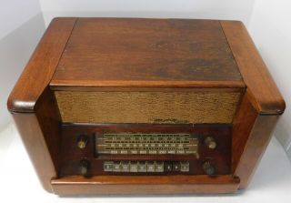 Vintage 1948 Philco Model 48 - 482 AM/FM/Shortwave Radio,  Push Button 2