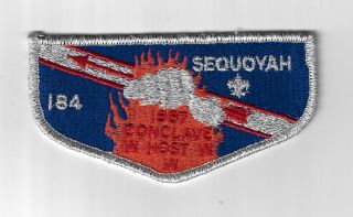 Oa 184 Sequoyah 1997 Conclave Host S11 Flap Smy Bdr.  Sequoyah Tennessee [jb - 1198