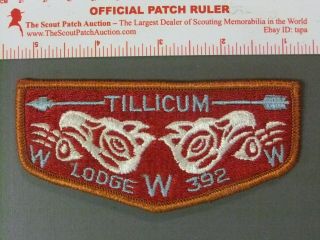 Boy Scout Oa 392 Tillicum Flap 5712jj
