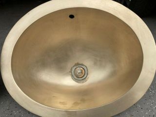 Matching Vintage Top Mount Brass Sinks