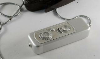 Vintage Minox Wetzlar III Subminiature Spy Film Camera W/ Leather Case 3