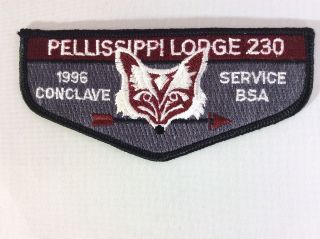 Pellissippi Lodge 230 S - 49.  7 1996 Conclave Service Pocket Flap