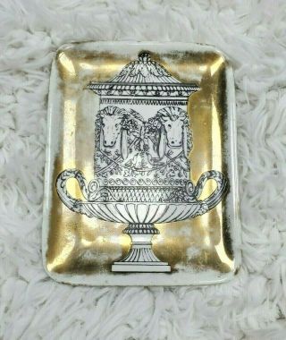 Fornasetti Milano Small Trinket Tray Grecian Urn Vintage