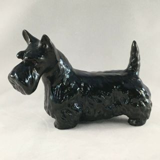 Beswick Ceramic Black Scottish Terrier Scottie Figurine 7 " - Made In England