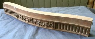 Antique Furniture Fragment Possibly French Carved Wood 22x3”