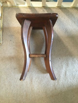 Arts & Crafts liberty of london Vintage Side Table Carved Top Bamboo Carved Legs 3