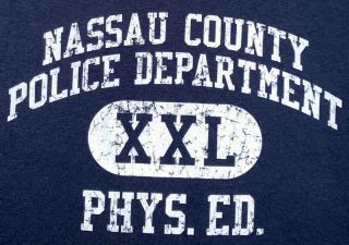 Ncpd Nassau County Police T - Shirt Sz 2xl Long Island Ny Nypd