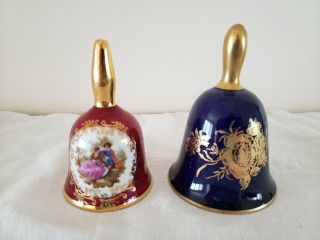 Limoges Castel France And Lindner Handarbeit Bells