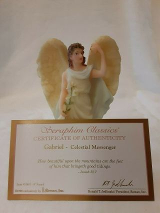Seraphim Classics " Gabriel - Celestial Messenger " 4 1/2 " 81463