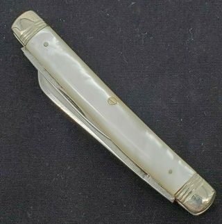 Vintage Remington Umc R6764 Triple (3) Blade Mother Of Pearl Pocket Knife Usa