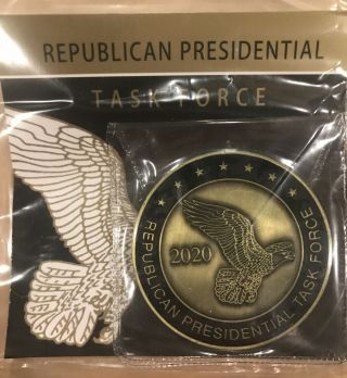 2020 Republican Presidential Task Force Challenge Coin Donald Trump,